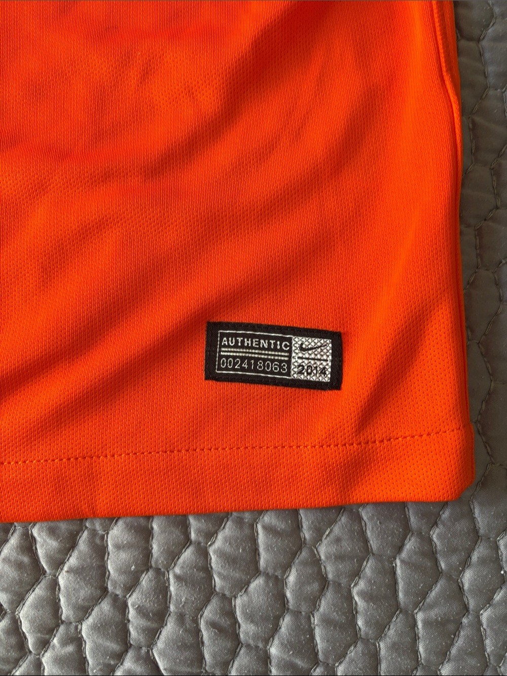 Nike Orange National Team Football Jersey with White Accents - Picture 2 of 5
